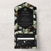 PixDezines H2 Rustikaler Kaugummi Eukalyptus w/UAW All In One Einladung (Innen Boden)