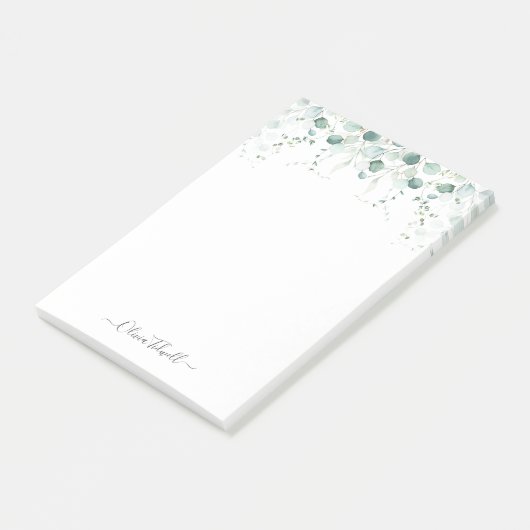 PixDezines H2 Rustischer Eukalyptus Post-it Klebezettel (angewinkelt)