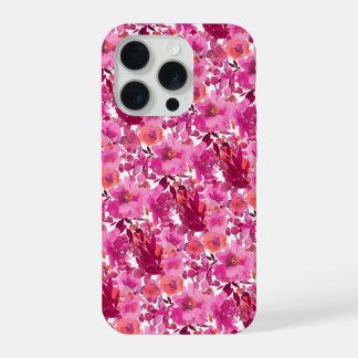 PixDezines H2 Sommerblumen Helle Farbtöne iPhone 15 Pro Hülle
