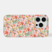 PixDezines H2 Sommerblumen Helle Farbtöne iPhone Hülle (Rückseite (Horizontal))