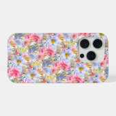 PixDezines H2 Sommerblumen Helle Farbtöne iPhone Hülle (Rückseite (Horizontal))
