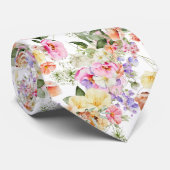 PixDezines H2 Sommergarten Blume DIREKT Krawatte (Gerollt)