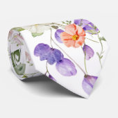 PixDezines H2 Sommergarten Blume DIREKT Krawatte (Gerollt)