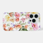 PixDezines H2 Sommergarten Blumen DIY Farbe iPhone Hülle (Rückseite (Horizontal))