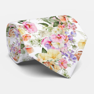 PixDezines H2 Sommergarten Blumen DIY-Farbe Krawatte