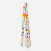 PixDezines H2 Sommerliche Blume Hues Krawatte (Rückseite)