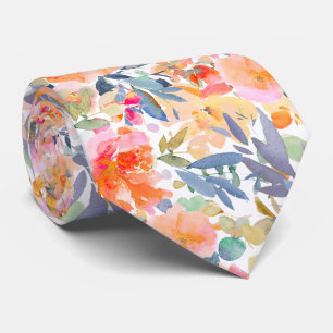 PixDezines H2 Sommerliche Blume Hues Krawatte