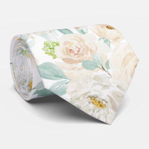 PixDezines H2 Staubblaue Rosen Krawatte