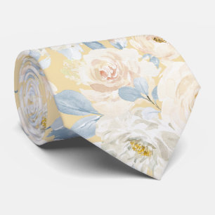 PixDezines H2 Staubblaue Rosen Krawatte