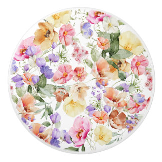 PixDezines H2 Summer Garden Flowers DIY color Keramikknauf
