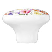 PixDezines H2 Summer Garden Flowers DIY color Keramikknauf (Seitenansicht)