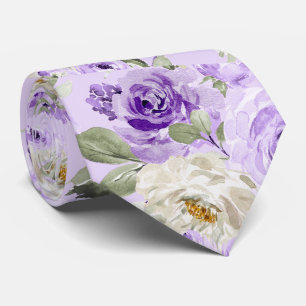 PixDezines H2 Violet Lila Rose Krawatte