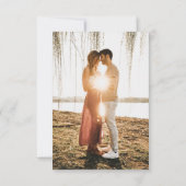 PixDezines H2 Waves Metallic Foam Save the Date (Rückseite)