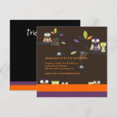 PixDezines Halloween, Trick oder Treat Einladung (Vorne/Hinten)