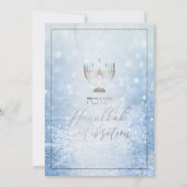 PixDezines Hanukkah Celebration, Fun Script Schrif Einladung (Vorderseite)