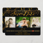 PixDezines hat Farbton/Fotos Save the Date getäusc (Vorne/Hinten)