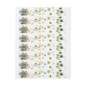 PixDezines hat Gold+grüne Konfetti/Urlaubsfreude g (Bogen)