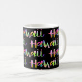PixDezines Hawaii Lava Rainbow|DIY Background Kaffeetasse (VorderseiteRechts)