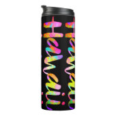 PixDezines HAWAII LAVA RAINBOW/DIY Hintergrund Thermosbecher (Nach rechts gedreht)