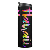 PixDezines HAWAII LAVA RAINBOW/DIY Hintergrund Thermosbecher (Nach rechts gedreht)