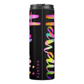 PixDezines HAWAII LAVA RAINBOW/DIY Hintergrund Thermosbecher (Rückseite)