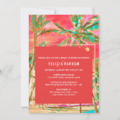 PixDezines Hawaii/Strand/Brautparty Einladung (Rückseite)