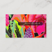 PixDezines Hawaiian Dschungel 3 - benutzerdefinier Visitenkarte (Rückseite)