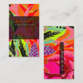 PixDezines Hawaiian Dschungel 3 - benutzerdefinier Visitenkarte (Vorne/Hinten)