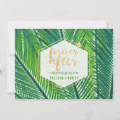 PixDezines Hawaiian Palm Fronds/DIY Hintergrund Einladung (Vorderseite)
