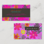PixDezines Hawaiianischer Dschungel/benutzerdefini Visitenkarte (Vorne/Hinten)