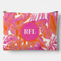PixDezines Hawaiianischer Junge Rosa Orange Laubwe