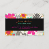 PixDezines Hawaiischer Dschungel/Benutzerdefiniert Visitenkarte (Rückseite)