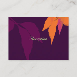 PixDezines Herbst-Empfangskarten/DIY-Schriften Begleitkarte
