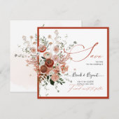 PixDezines HerbstLiebe Save the Date (Vorne/Hinten)