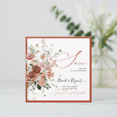PixDezines HerbstLiebe Save the Date (Stehend Vorderseite)