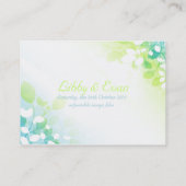 PixDezines Herbstrichtungskarten/Schriftart Visitenkarte (Rückseite)