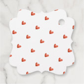 PixDezines Herz Vielen Dank Signature-Script Geschenkanhänger (Rückseite)