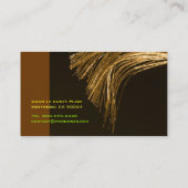 PixDezines Hi Tech / Glasfaserkabel / Kupferton Visitenkarte (Rückseite)