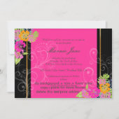 PixDezines Hibiskus/2014 Abschluss/Farbstoffe Einladung (Rückseite)