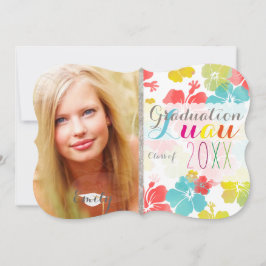 PixDezines Hibiskus Abschluss Luau Einladung