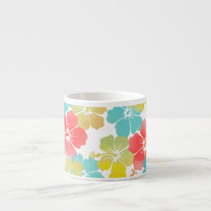 PixDezines Hibiskus/DIY Hintergrundfarbe Espressotasse