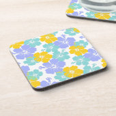 PixDezines-Hibiskus/Tageshintergrund Untersetzer (Linke Seite)