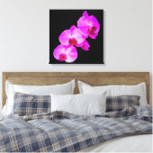 PixDezines Hintergrundfarbe Orchid/Hot-Pink/DIY Leinwanddruck (Insitu (Schlafzimmer))