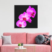 PixDezines Hintergrundfarbe Orchid/Hot-Pink/DIY Leinwanddruck (Insitu (Wohnzimmer))