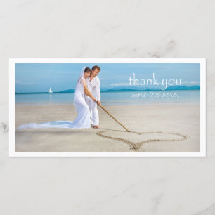 PixDezines Hochzeitsfoto Danke