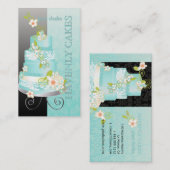PixDezines Hochzeitstorte/Bäckerei/Konditorei Visitenkarte (Vorne/Hinten)