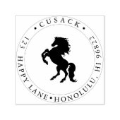 PixDezines Horse auf Hind Legs Permastempel (Design)