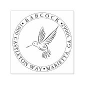 PixDezines Hummingbird, Kalligrafie Selbstfärbende Permastempel (Design)