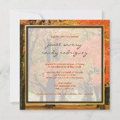 PixDezines im Wald, Hochzeiten im Herbst/DIY-Veran Einladung (Rückseite)