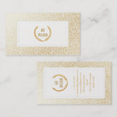 PixDezines Imitat Goldpunkte/Weizenschaden Visitenkarte (Vorne/Hinten)